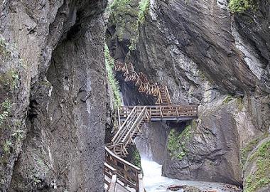 Část soutěsky Sigmund-Thun-Klamm