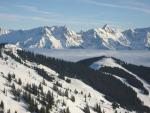 Zimní krajina v Zell am See