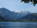 Pohled na jezero v Zell am See